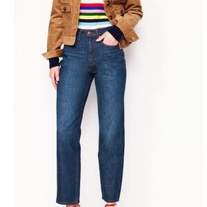 Boden high rise straight jeans